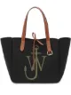 Image 1 of JW Anderson logo-embroidered tote bag
