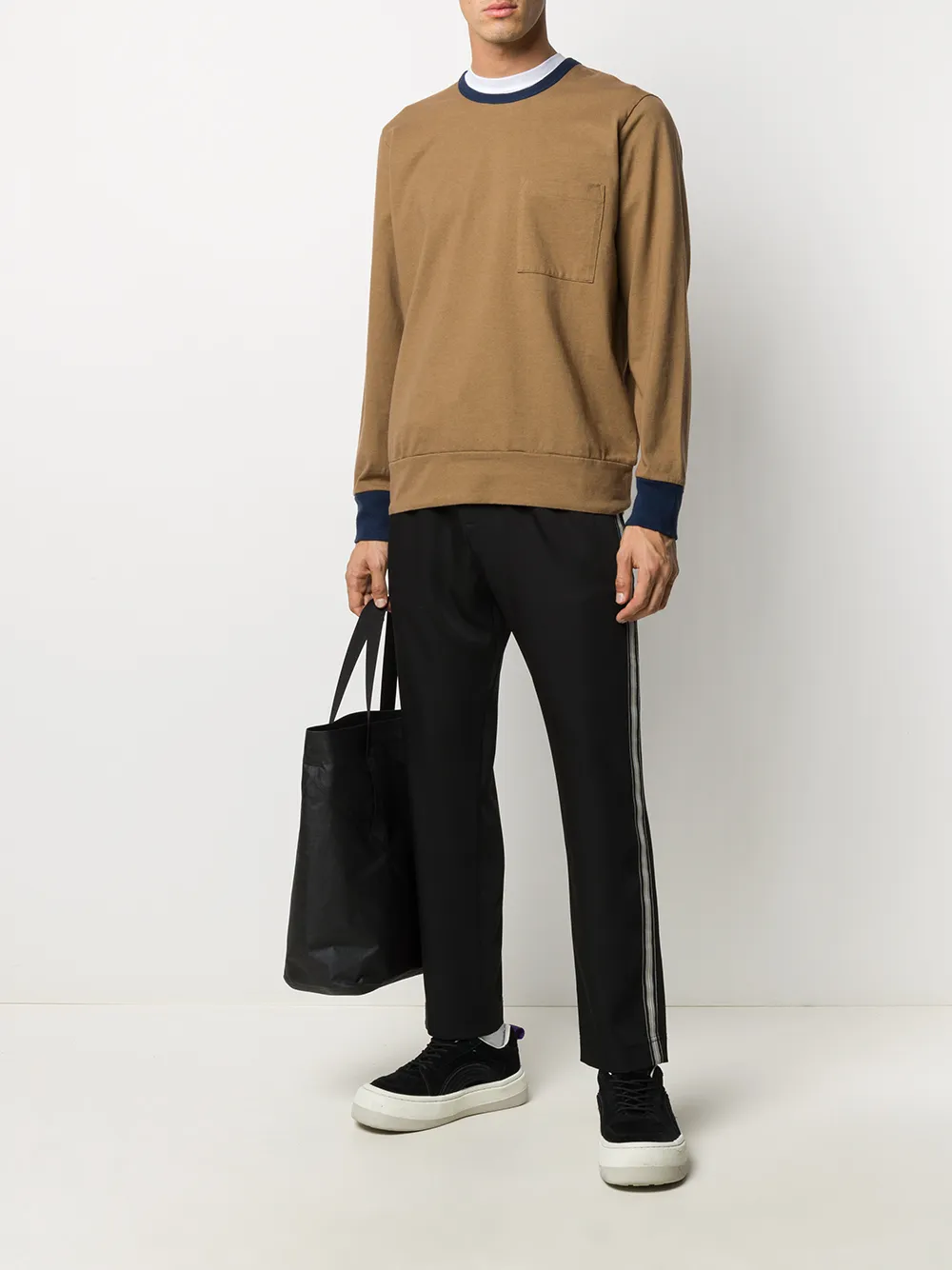 фото Universal works contrast trim jumper