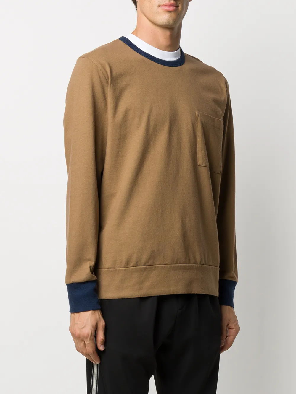 фото Universal works contrast trim jumper