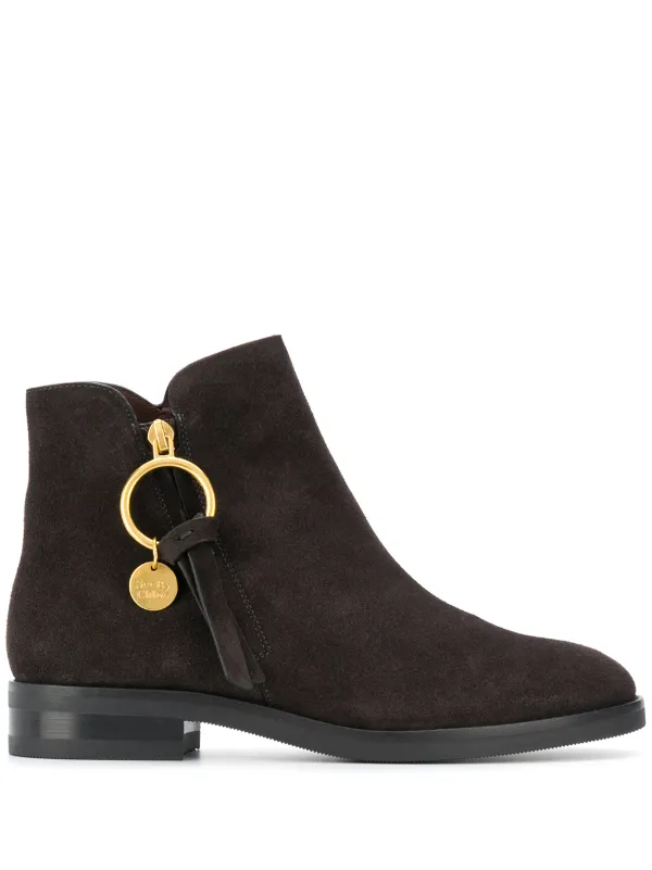 farfetch chloe boots
