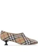 Bild 1 von Burberry check latticed square-toe pumps