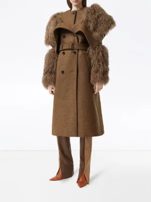 burberry shearling