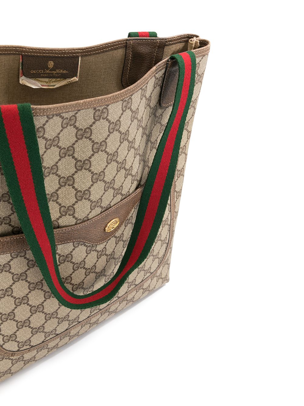 фото Gucci pre-owned сумка shelly line с узором gg