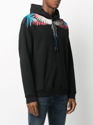 Wings print hoodie展示图