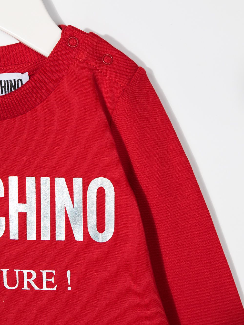 фото Moschino kids футболка с логотипом