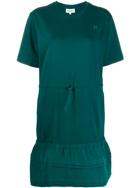 drawstring t shirt dress