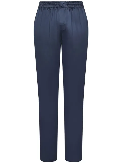 Dolce & Gabbana elasticated-waistband silk trousers