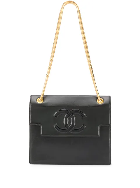 chanel embossed logo crossbody bag