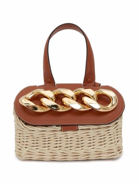JW Anderson small Chain Lid basket bag
