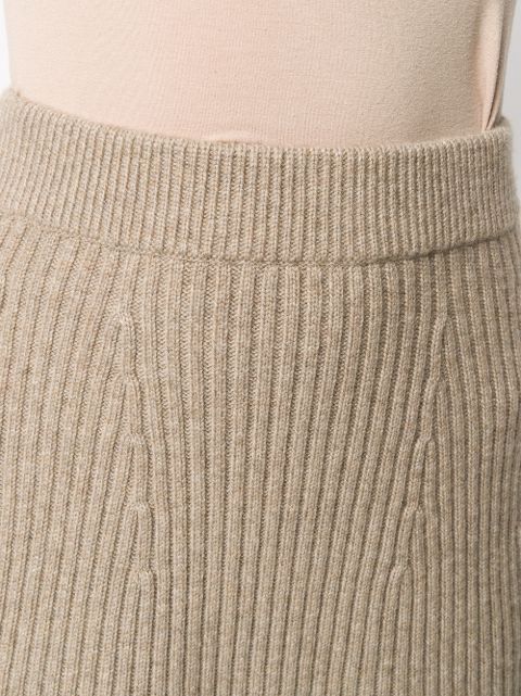 Shop Chinti and Parker rib knit skirt with Express Delivery - FARFETCH