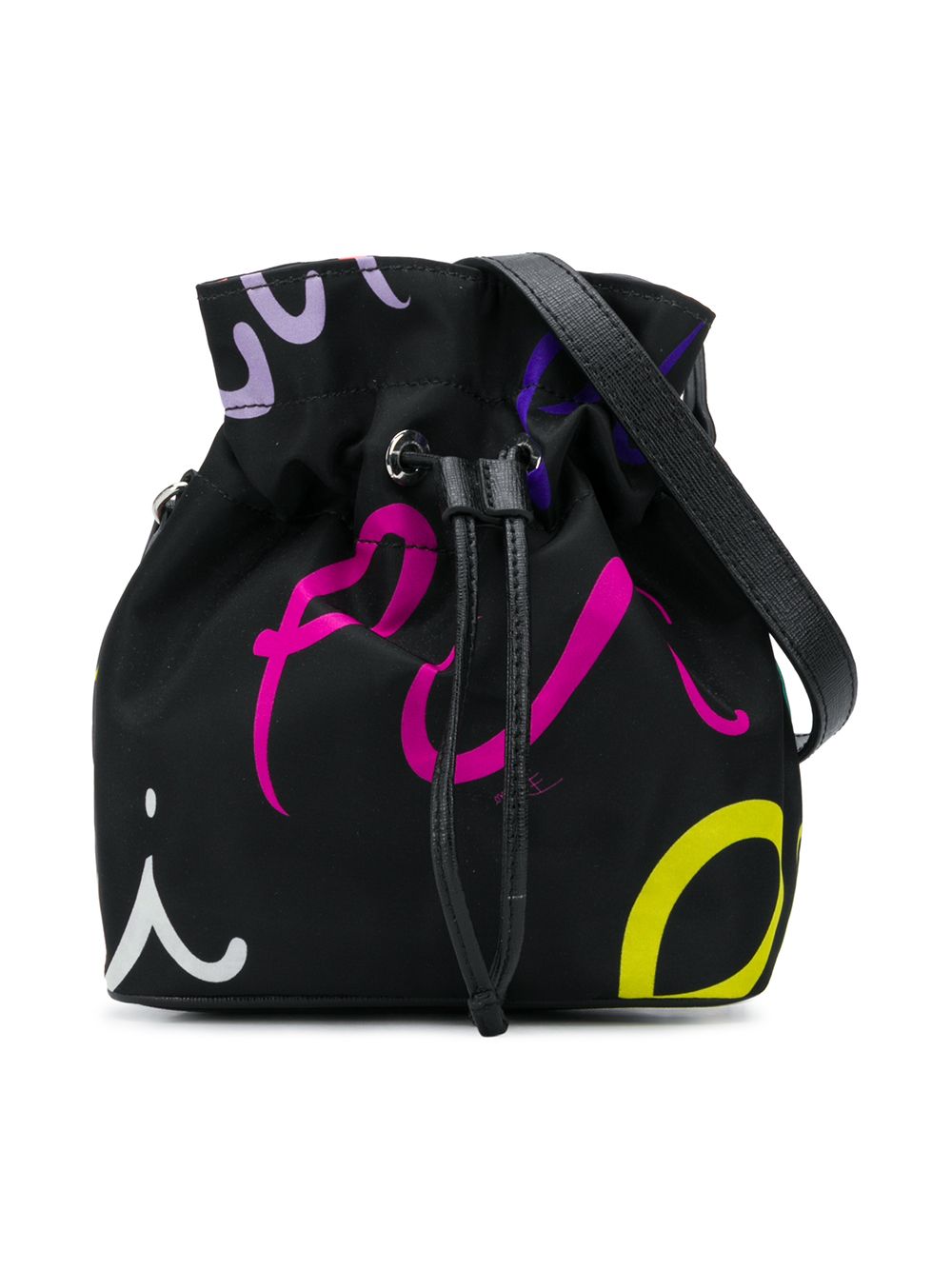 фото Emilio pucci junior logo print bucket bag