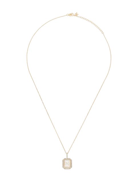 Mateo 14kt Gelbgoldhalskette mit Anhänger