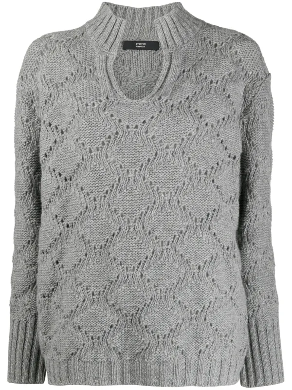 Steffen Schraut Knitted Fleece Jumper Farfetch