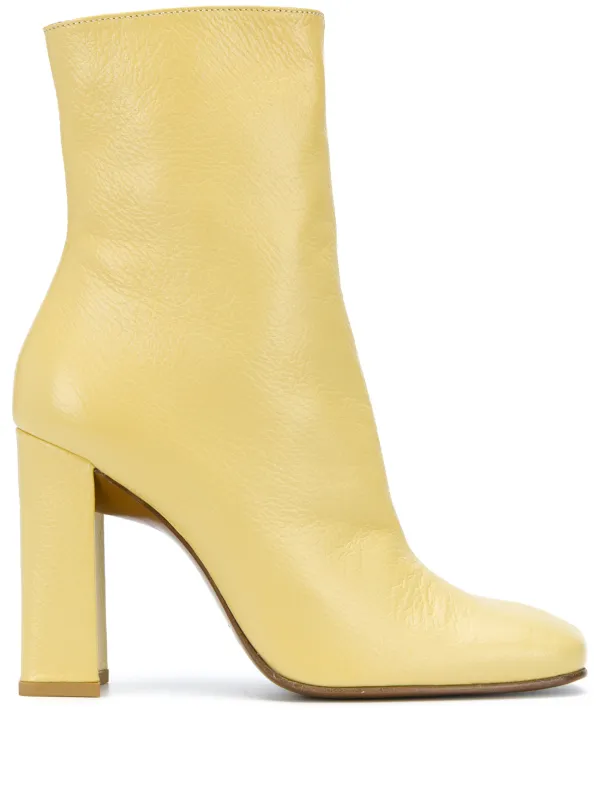 ankle boots yellow