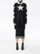 Burberry star motif longline top