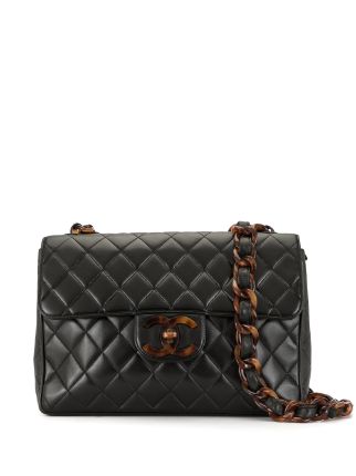 Chanel Vintage CC Tortoise Chain Tote - Brown Totes, Handbags
