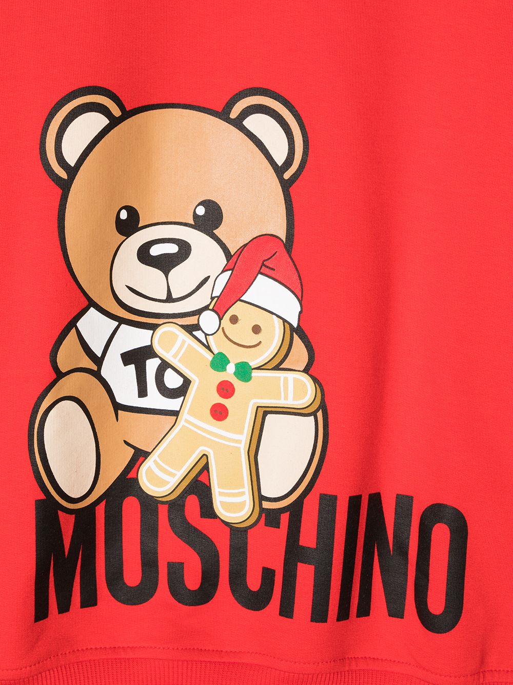 фото Moschino kids толстовка teddy bear с логотипом