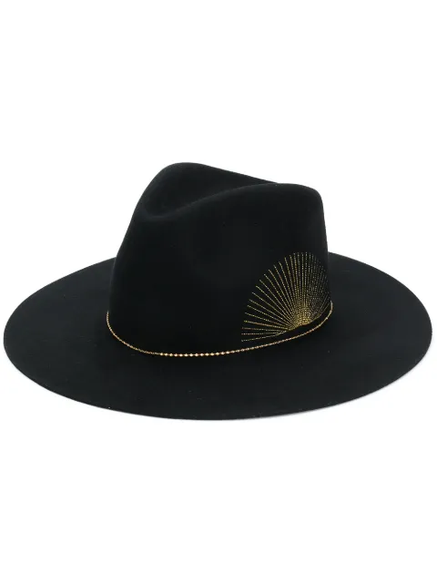 Van Palma Basile bead embellished hat