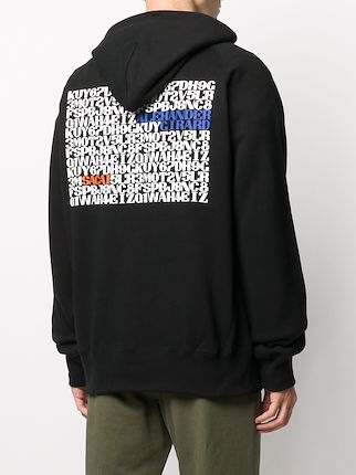 logo print hoodie展示图