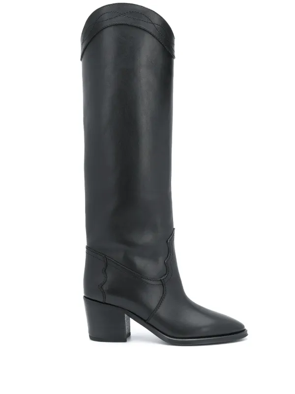 saint laurent kate knee high boots