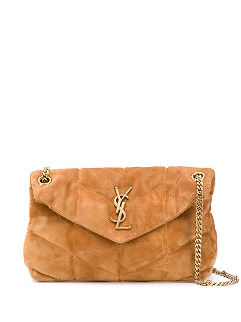 Saint Laurent Bolsa tiracolo monogramada