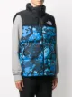 The North Face camoflauge puffy gilet