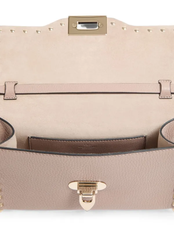 Valentino Garavani ロックスタッズ ショルダーバッグ S | ピンク
