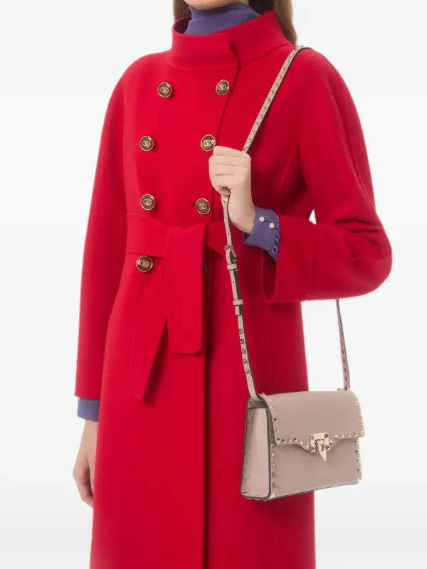 Valentino Garavani ロックスタッズ ショルダーバッグ S | ピンク