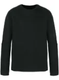 Nike swoosh logo crew-neck sweatshirt - Black