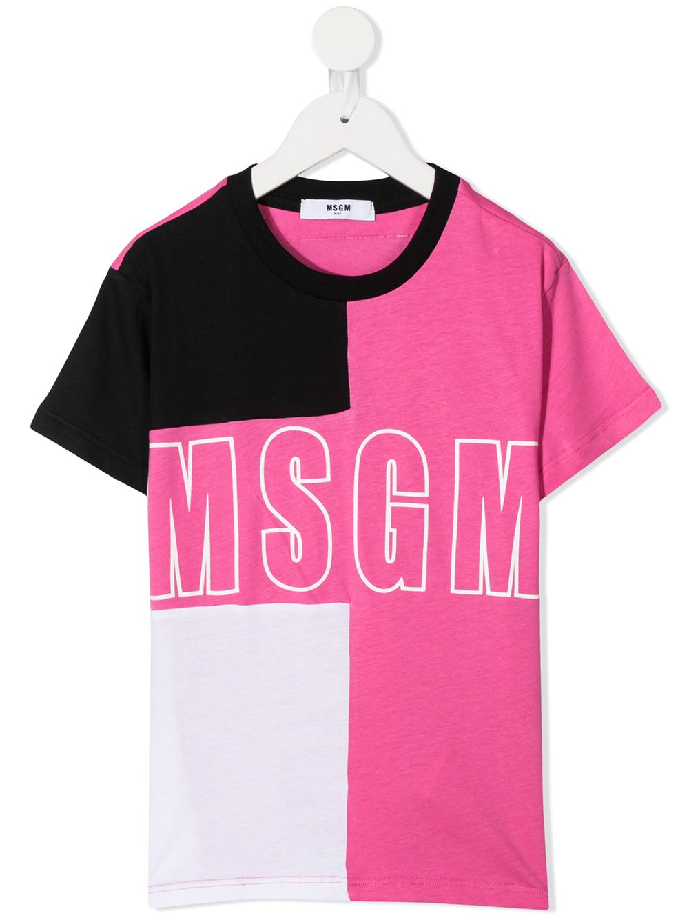 фото Msgm kids футболка с логотипом