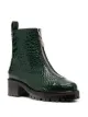 Image 2 of Nicole Saldaña Chris crocodile embossed ankle boots