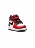 Jordan Kids Air Jordan 1 High Retro ""Satin Snake"" sneakers - Red