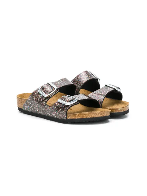 Birkenstock Kids sandalias planas con doble hebilla