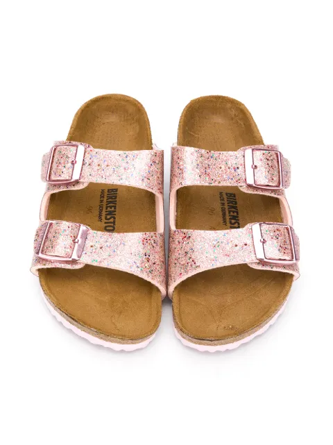 birkenstock cosmic sparkle green
