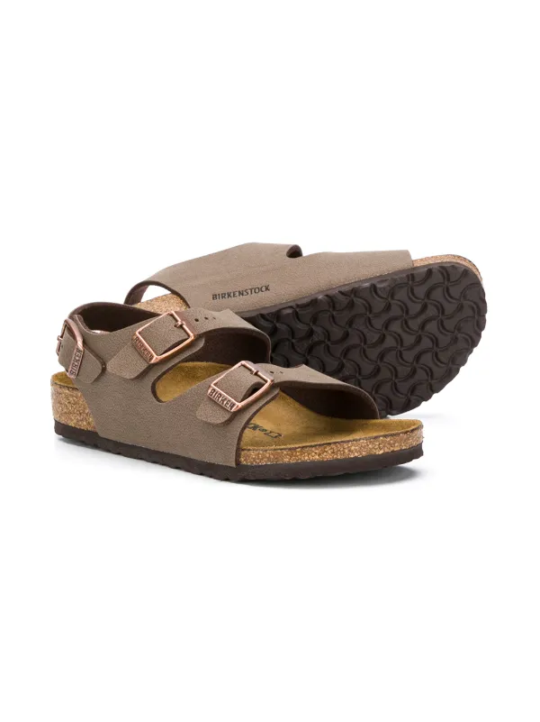 2 buckle sandals