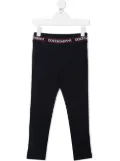 Dolce & Gabbana Kids Interlock logo-waistband leggings - Black