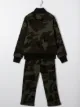 Image 2 of Moncler Enfant TEEN camouflage-print tracksuit