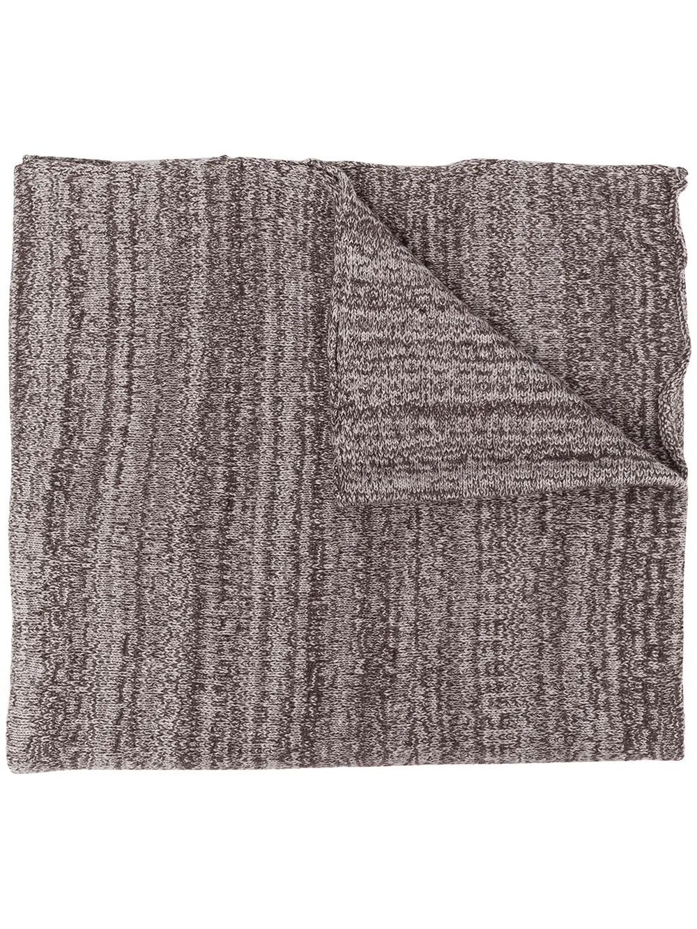Daniel Andresen two-tone knit scarf | Brown | Image 1