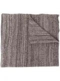 Daniel Andresen two-tone knit scarf - Brown