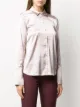 Patrizia Pepe split-cuff satin shirt