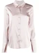 Image 1 of Patrizia Pepe split-cuff satin shirt