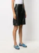 MSGM  faux leather knee-length shorts