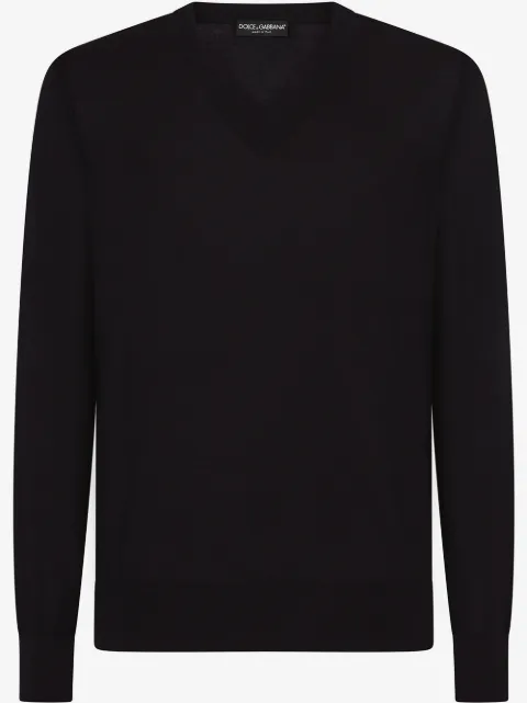 Dolce & Gabbana V-neck cashmere jumper