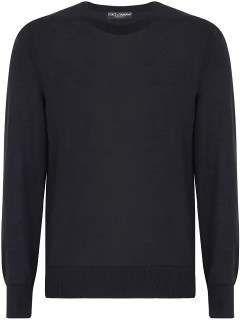 Dolce & Gabbana round-neck cashmere sweater