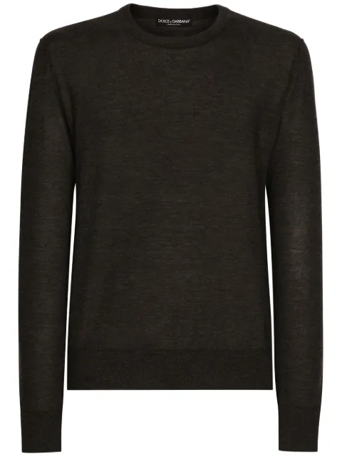 Dolce & Gabbana round-neck cashmere sweater
