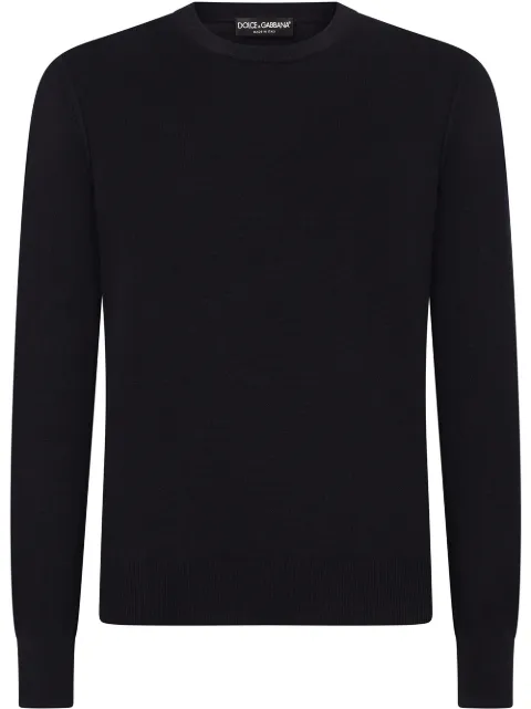 Dolce & Gabbana round-neck cashmere jumper