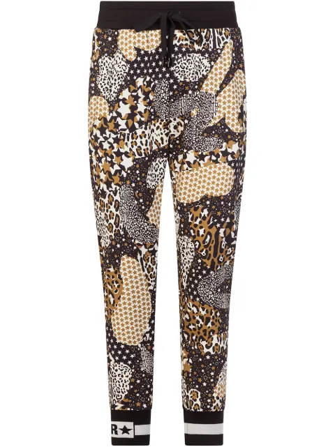 Dolce & Gabbana mix-print track pants