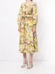Rebecca Vallance floral-print off-the-shoulder midi dress