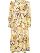 Image 1 of Rebecca Vallance floral-print off-the-shoulder midi dress