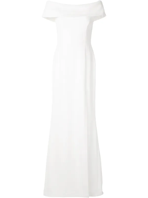 Rebecca Vallance Venice Off-shoulder Gown in White